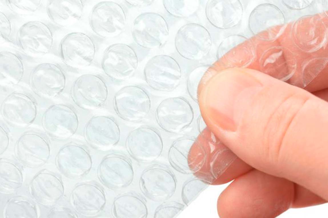 plastico burbujas pequeño